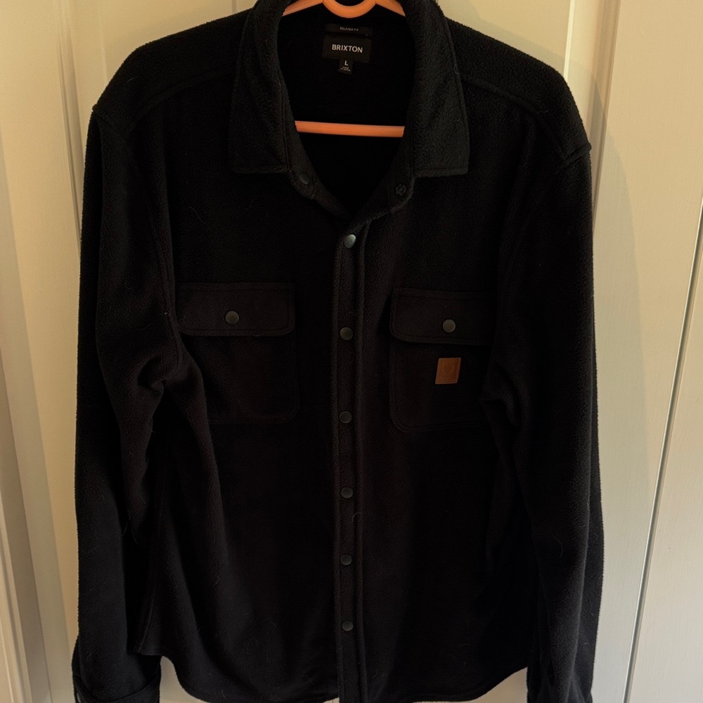 Brixton Men's Dark Shirt Jacket